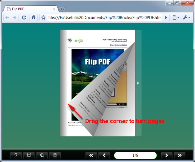 flip pdf output